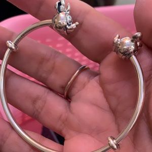 Pandora Mickey And Minnie Bangle